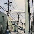 ManHattan Beach Reflections Painting by Luisa Millicent ManHattan Beach Reflections Painting by Luisa Millicent