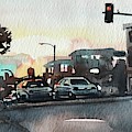 Manhattan beach #56 Painting by Luisa Millicent Manhattan beach #56 Painting by Luisa Millicent