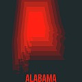 Map of Alabama by Naxart Studio Map of Alabama by Naxart Studio