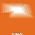Map Of Nebraska by Naxart Studio Map Of Nebraska by Naxart Studio