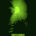 Map Of South Korea 3 by Naxart Studio Map Of South Korea 3 by Naxart Studio