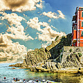 marina of sea village in Cinque Terre Photograph by Vivida Photo PC