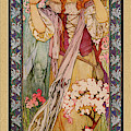 Maude Adams as Joan of Arc by Alphonse Mucha Painting by Rolando Burbon Maude Adams as Joan of Arc by Alphonse Mucha Painting by Rolando Burbon