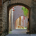 Medieval City in Rhodes Photograph by M Kathleen Warren Medieval City in Rhodes Photograph by M Kathleen Warren