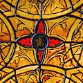 Medieval Stained Glass Abstract 4 by Sarah Loft Medieval Stained Glass Abstract 4 by Sarah Loft