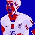 Megan Rapinoe Painting by Jack Bunds Megan Rapinoe Painting by Jack Bunds