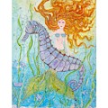 Mermaid Fantasy Painting by Midge Pippel Mermaid Fantasy Painting by Midge Pippel