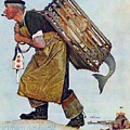 Mermaid Painting by Norman Rockwell Mermaid Painting by Norman Rockwell