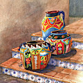 Mexican Pottery Still Life Painting by Marilyn Smith Mexican Pottery Still Life Painting by Marilyn Smith