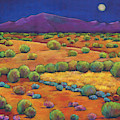 Midnight Sagebrush Painting by Johnathan Harris Midnight Sagebrush Painting by Johnathan Harris
