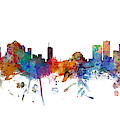 Milwaukee And Cleveland Skylines Mashup by Michael Tompsett Milwaukee And Cleveland Skylines Mashup by Michael Tompsett