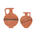 Minimal Abstract Greek Vase 20 - Oinochoe - Terracotta Series - Modern, Contemporary Print - Sienna by Studio Grafiikka Minimal Abstract Greek Vase 20 - Oinochoe - Terracotta Series - Modern, Contemporary Print - Sienna by Studio Grafiikka