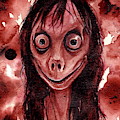 MOMO dry blood Painting by Ryan Almighty MOMO dry blood Painting by Ryan Almighty