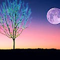 Moonrise Painting by Denise Railey Moonrise Painting by Denise Railey
