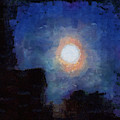 Moonscape Mixed Media by Christopher Reed Moonscape Mixed Media by Christopher Reed