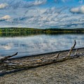 Morning on Wachusett Reservoir Photograph by Monika Salvan Morning on Wachusett Reservoir Photograph by Monika Salvan
