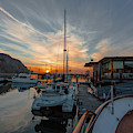 Morro Bay Sunset Photograph by Mike Long Morro Bay Sunset Photograph by Mike Long