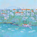 Mosman Bay and Sydney Harbour Bridge by Jan Matson