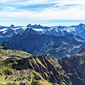 Mountain view to the Allgaeu Alps Photograph by Andreas Levi Mountain view to the Allgaeu Alps Photograph by Andreas Levi