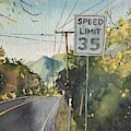 The Corner of Lake Vista Painting by Luisa Millicent The Corner of Lake Vista Painting by Luisa Millicent