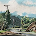 Mulholland - February Day Painting by Luisa Millicent Mulholland - February Day Painting by Luisa Millicent