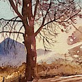 Mulholland Golden Hour. Painting by Luisa Millicent Mulholland Golden Hour. Painting by Luisa Millicent