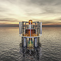 Mysterious Structure At Sea Digital Art by Phil Perkins Mysterious Structure At Sea Digital Art by Phil Perkins