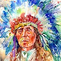 Native American Chief by Suzann Sines Native American Chief by Suzann Sines