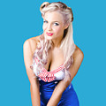 Navy pinup woman Photograph by Jorgo Photography Navy pinup woman Photograph by Jorgo Photography