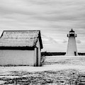 Neds Point Lighthouse Mattapoisett MA BW Photograph by David Gordon Neds Point Lighthouse Mattapoisett MA BW Photograph by David Gordon
