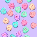 New Convo Hearts Drawing by Ludwig Van Bacon New Convo Hearts Drawing by Ludwig Van Bacon