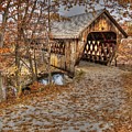 New England College Covered Bridge Photograph by Steve Brown New England College Covered Bridge Photograph by Steve Brown