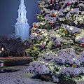 New Snow For Christmas Photograph by Jeff Sinon New Snow For Christmas Photograph by Jeff Sinon