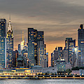 New York City Skyline At Dusk by Joseph Nuzzo New York City Skyline At Dusk by Joseph Nuzzo