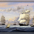 New York Harbor by Fitz Henry Lane Painting by Rolando Burbon New York Harbor by Fitz Henry Lane Painting by Rolando Burbon