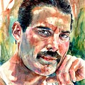 No One But You - Freddie Mercury Portrait by Suzann Sines No One But You - Freddie Mercury Portrait by Suzann Sines