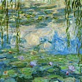Nympheas,1916-1919 Canvas,150 x 200 cm Inv. 51 64. Painting by Claude Monet -1840-1926- Nympheas,1916-1919 Canvas,150 x 200 cm Inv. 51 64. Painting by Claude Monet -1840-1926-