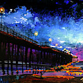 Oceanside At Night by Sergio Gutierrez Oceanside At Night by Sergio Gutierrez