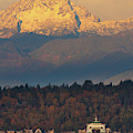 Olympic Sunrise Photograph by Briand Sanderson Olympic Sunrise Photograph by Briand Sanderson