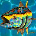 Opal Tuna Painting by Daniel Jean-Baptiste Opal Tuna Painting by Daniel Jean-Baptiste