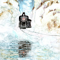 Orient Express Painting by Charlene Fuhrman-Schulz Orient Express Painting by Charlene Fuhrman-Schulz