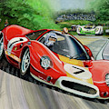 P68 Through Karousel Painting by Simon Read P68 Through Karousel Painting by Simon Read