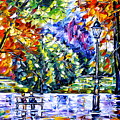 Parc des Buttes-Chaumont Painting by Mirek Kuzniar Parc des Buttes-Chaumont Painting by Mirek Kuzniar