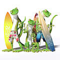 Peace Geckos by Betsy Knapp Peace Geckos by Betsy Knapp