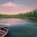 Peaceful Lake Painting by Yoonhee Ko Peaceful Lake Painting by Yoonhee Ko