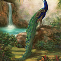 A Peacocks Paradise Painting by Lynne Pittard A Peacocks Paradise Painting by Lynne Pittard