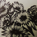 Flower Arrangement Drawing by Callie E Austin Flower Arrangement Drawing by Callie E Austin