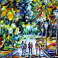 People In The Park Painting by Mirek Kuzniar People In The Park Painting by Mirek Kuzniar