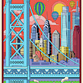 Philadelphia Poster - Pop Art - Travel Digital Art by Jim Zahniser Philadelphia Poster - Pop Art - Travel Digital Art by Jim Zahniser