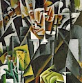 Philosopher. Oil on canvas -1915- 89 x 63 ccm. Painting by Liubov Sergeyevna Popova Philosopher. Oil on canvas -1915- 89 x 63 ccm. Painting by Liubov Sergeyevna Popova